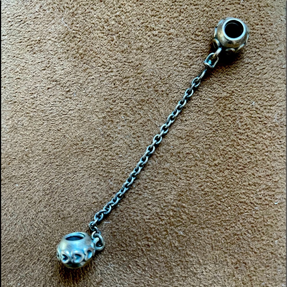 Pandora secured chain sterling silver.
